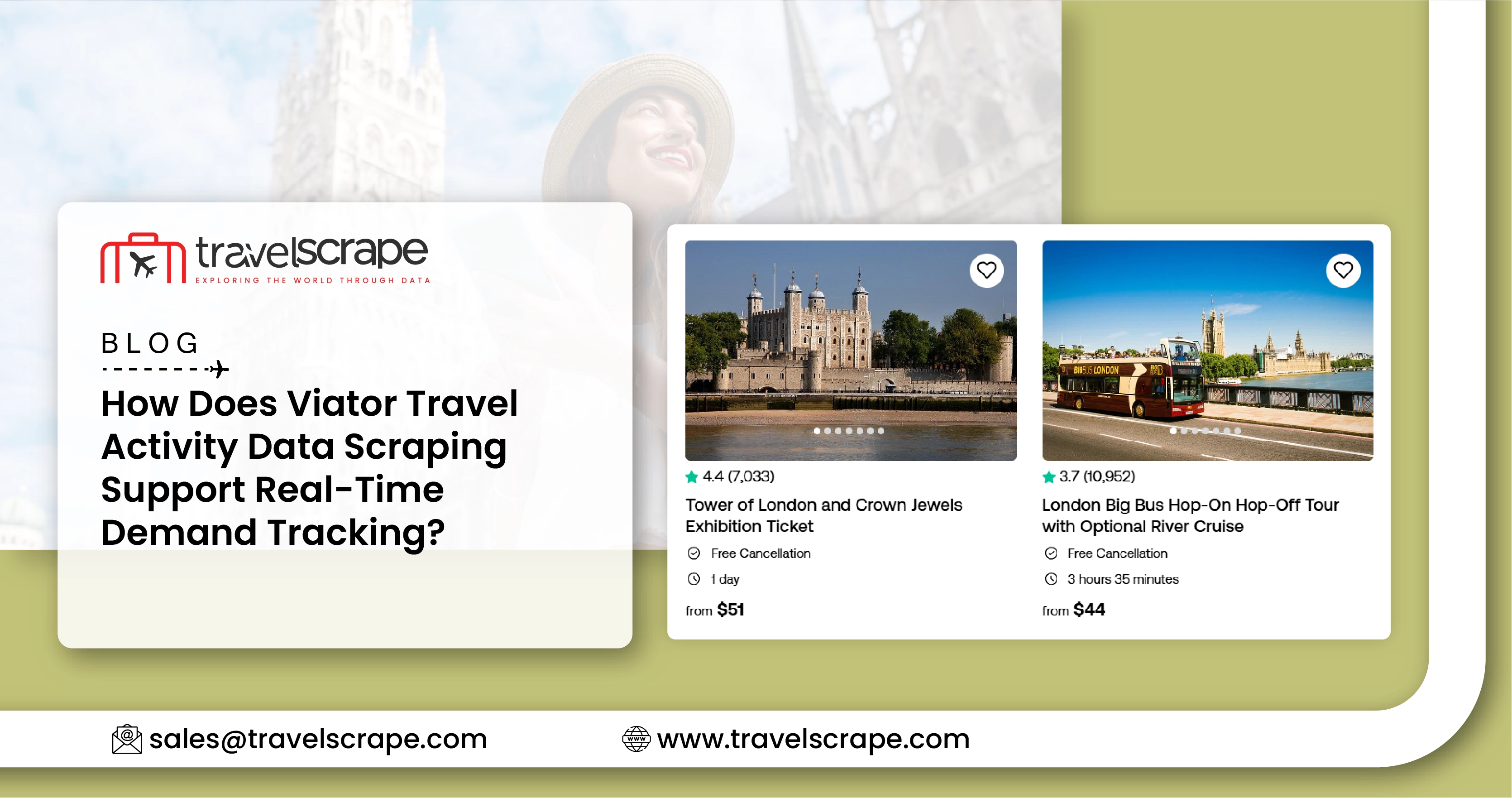 Viator Travel Activity Data Scraping Support Real-Time Demand Tracking